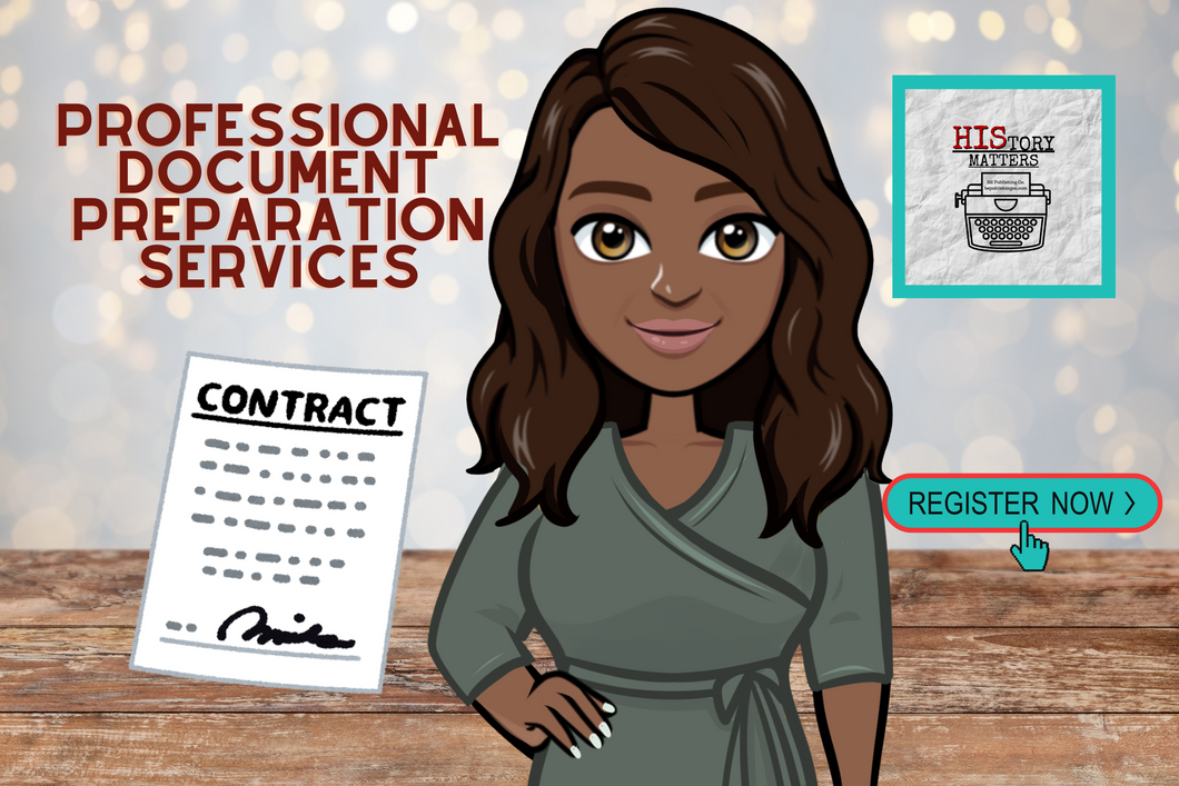 Schedule Professional Document Preparation Services with Ebony