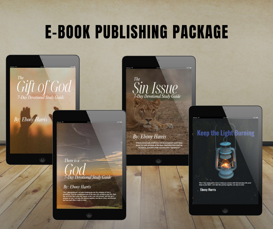 Schedule Publishing Services with Ebony | E-Book Publishing Package (E-Book Only)