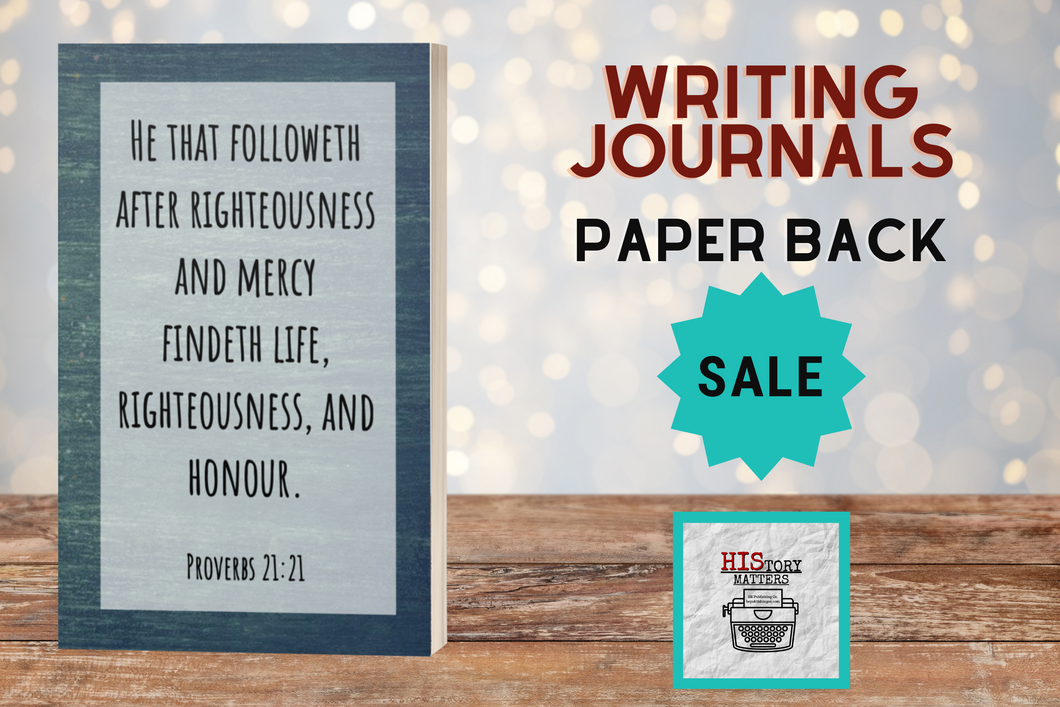 He That Followeth After Righteousness - Lined Writing Journal