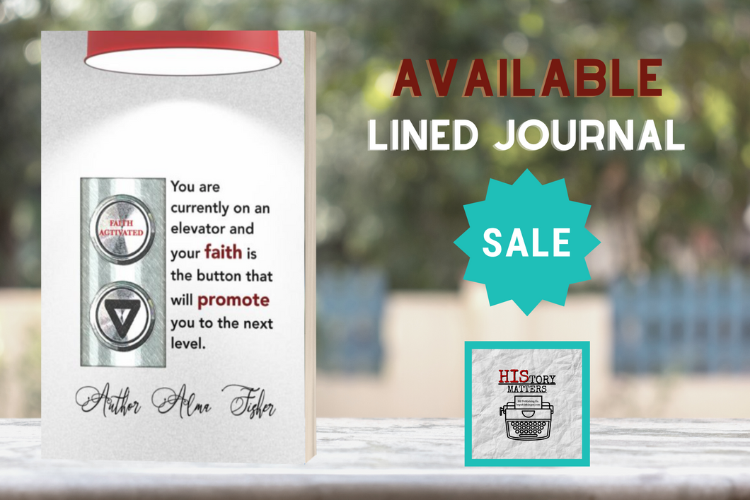 Faith Activated - Lined Writing Journal - Light