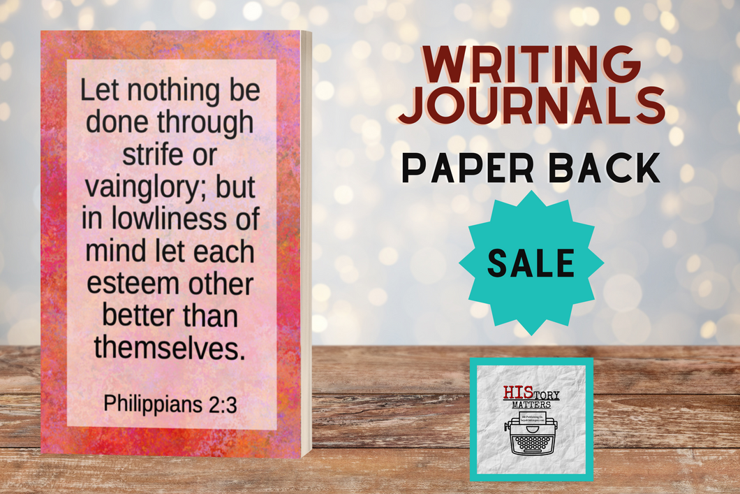 Let Nothing Be Done Through Strife - Lined Writing Journal