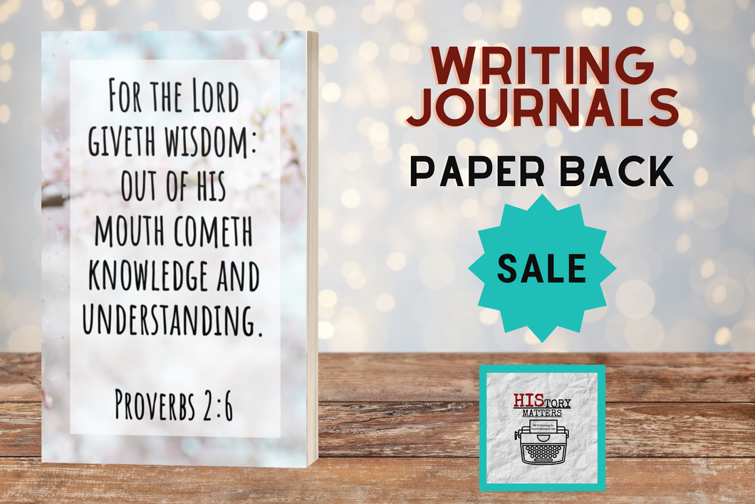 The Lord Giveth Wisdom - Lined Writing Journal