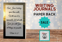 Load image into Gallery viewer, With God All Things Are Possible - Lined Writing Journal
