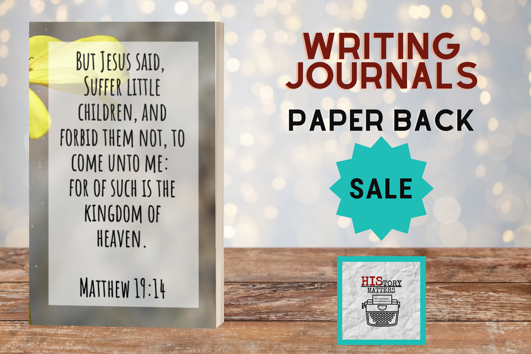 Suffer Little Children, And Forbid Them Not - Lined Writing Journal