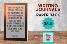 Load image into Gallery viewer, I Have Chosen You - Lined Writing Journal
