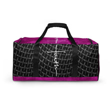 Load image into Gallery viewer, Faith2Faith - Pink Black And White - Duffle bag - Design by Ebony Lynn
