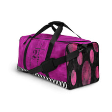 Load image into Gallery viewer, Faith2Faith - Pink and Black - Duffle bag - Design by Ebony Lynn
