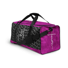 Load image into Gallery viewer, Faith2Faith - Pink Black And White - Duffle bag - Design by Ebony Lynn
