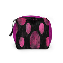 Load image into Gallery viewer, Faith2Faith - Pink and Black - Duffle bag - Design by Ebony Lynn
