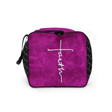 Load image into Gallery viewer, Faith2Faith - Pink Black And White - Duffle bag - Design by Ebony Lynn
