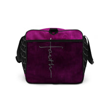 Load image into Gallery viewer, Faith2Faith - Pink Black And White - Duffle bag - Design by Ebony Lynn
