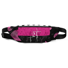 Load image into Gallery viewer, Faith2Faith - Pink and Black Fanny Pack - Design by Ebony Lynn
