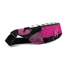 Load image into Gallery viewer, Faith2Faith - Pink and Black Fanny Pack - Design by Ebony Lynn
