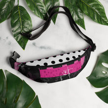 Load image into Gallery viewer, Faith2Faith - Pink and Black Fanny Pack - Design by Ebony Lynn
