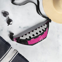 Load image into Gallery viewer, Faith2Faith - Pink and Black Fanny Pack - Design by Ebony Lynn
