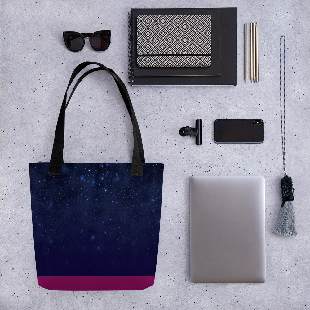 Night Sky Tote bag Design By Ebony Lynn