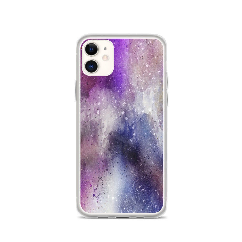 Purple Black Gray - iPhone Case