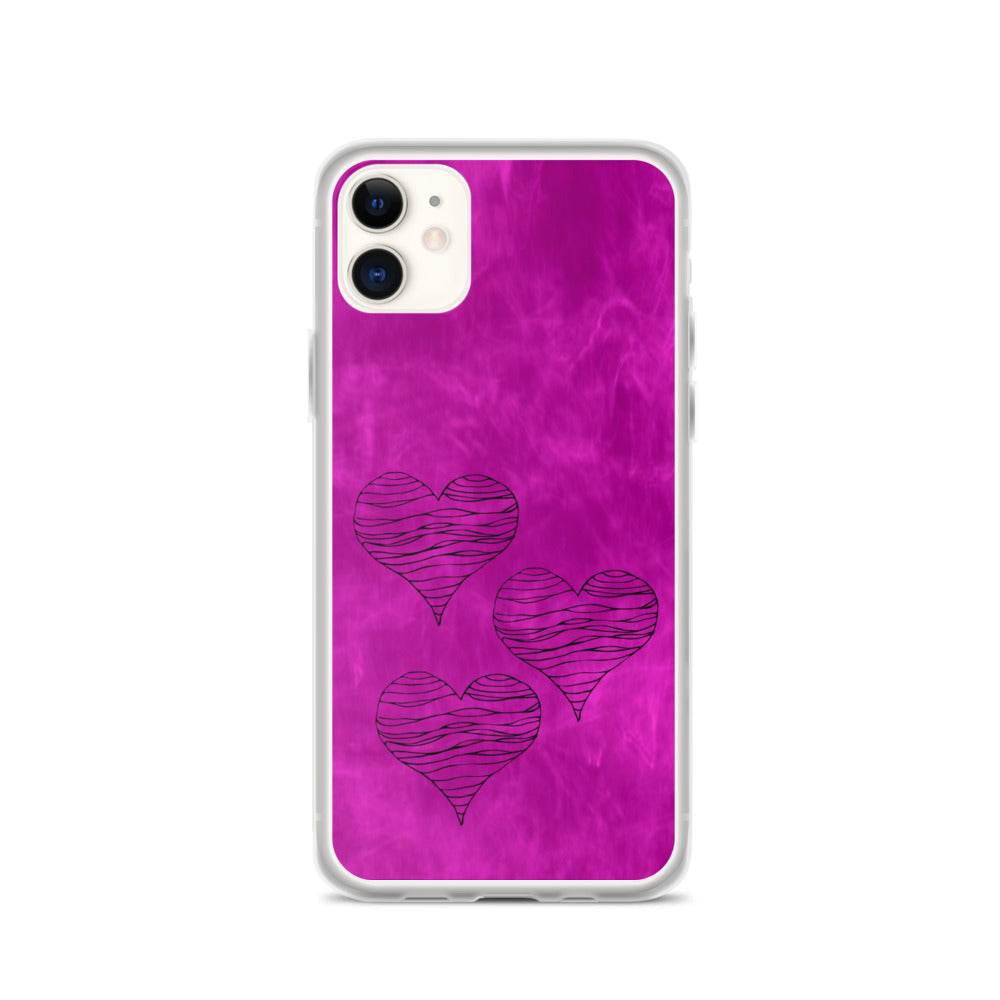 Pink Heart - iPhone Case