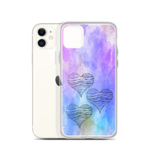 Load image into Gallery viewer, Pink Purple Teal Blue Tan - iPhone Case
