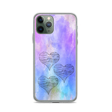 Load image into Gallery viewer, Pink Purple Teal Blue Tan - iPhone Case
