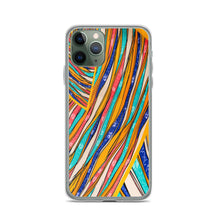 Load image into Gallery viewer, Blue Teal Tan Orange Red - iPhone Case
