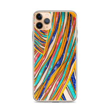 Load image into Gallery viewer, Blue Teal Tan Orange Red - iPhone Case
