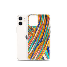 Load image into Gallery viewer, Blue Teal Tan Orange Red - iPhone Case
