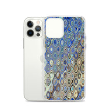 Load image into Gallery viewer, Blue Teal Tan Brown - iPhone Case
