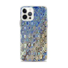 Load image into Gallery viewer, Blue Teal Tan Brown - iPhone Case
