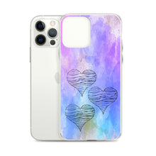 Load image into Gallery viewer, Pink Purple Teal Blue Tan - iPhone Case
