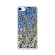 Load image into Gallery viewer, Blue Teal Tan Brown - iPhone Case
