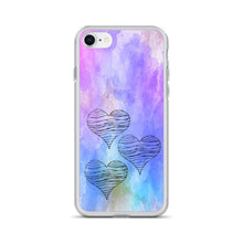 Load image into Gallery viewer, Pink Purple Teal Blue Tan - iPhone Case
