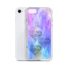 Load image into Gallery viewer, Pink Purple Teal Blue Tan - iPhone Case
