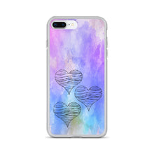 Load image into Gallery viewer, Pink Purple Teal Blue Tan - iPhone Case
