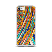 Load image into Gallery viewer, Blue Teal Tan Orange Red - iPhone Case
