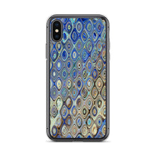 Load image into Gallery viewer, Blue Teal Tan Brown - iPhone Case
