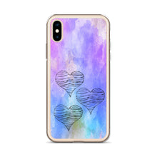 Load image into Gallery viewer, Pink Purple Teal Blue Tan - iPhone Case
