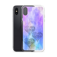 Load image into Gallery viewer, Pink Purple Teal Blue Tan - iPhone Case
