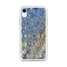 Load image into Gallery viewer, Blue Teal Tan Brown - iPhone Case
