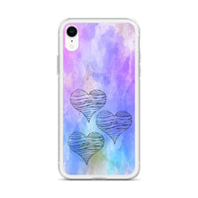 Load image into Gallery viewer, Pink Purple Teal Blue Tan - iPhone Case
