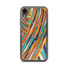 Load image into Gallery viewer, Blue Teal Tan Orange Red - iPhone Case
