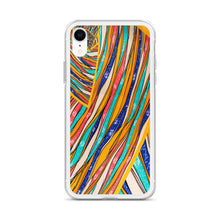 Load image into Gallery viewer, Blue Teal Tan Orange Red - iPhone Case
