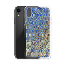 Load image into Gallery viewer, Blue Teal Tan Brown - iPhone Case
