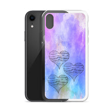 Load image into Gallery viewer, Pink Purple Teal Blue Tan - iPhone Case
