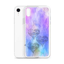 Load image into Gallery viewer, Pink Purple Teal Blue Tan - iPhone Case
