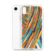 Load image into Gallery viewer, Blue Teal Tan Orange Red - iPhone Case
