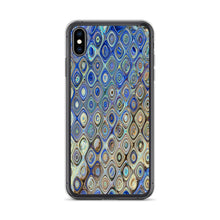 Load image into Gallery viewer, Blue Teal Tan Brown - iPhone Case
