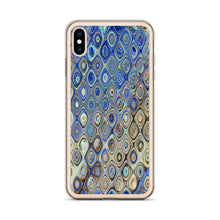 Load image into Gallery viewer, Blue Teal Tan Brown - iPhone Case
