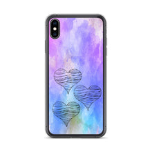 Load image into Gallery viewer, Pink Purple Teal Blue Tan - iPhone Case
