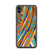 Load image into Gallery viewer, Blue Teal Tan Orange Red - iPhone Case
